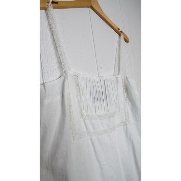 REFORMATION 'Ida' White Lace Cotton Mini Dress Size LARGE - Picture 8 of 14